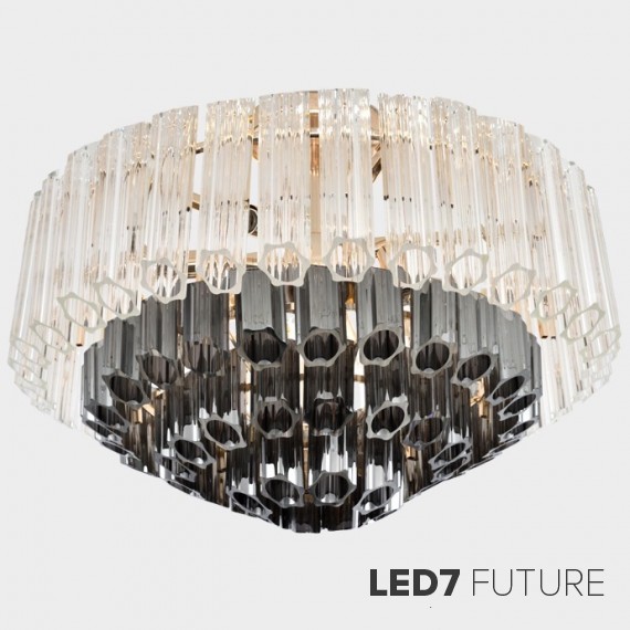 Loft Industry Modern - Vittoria Gold Chandelier